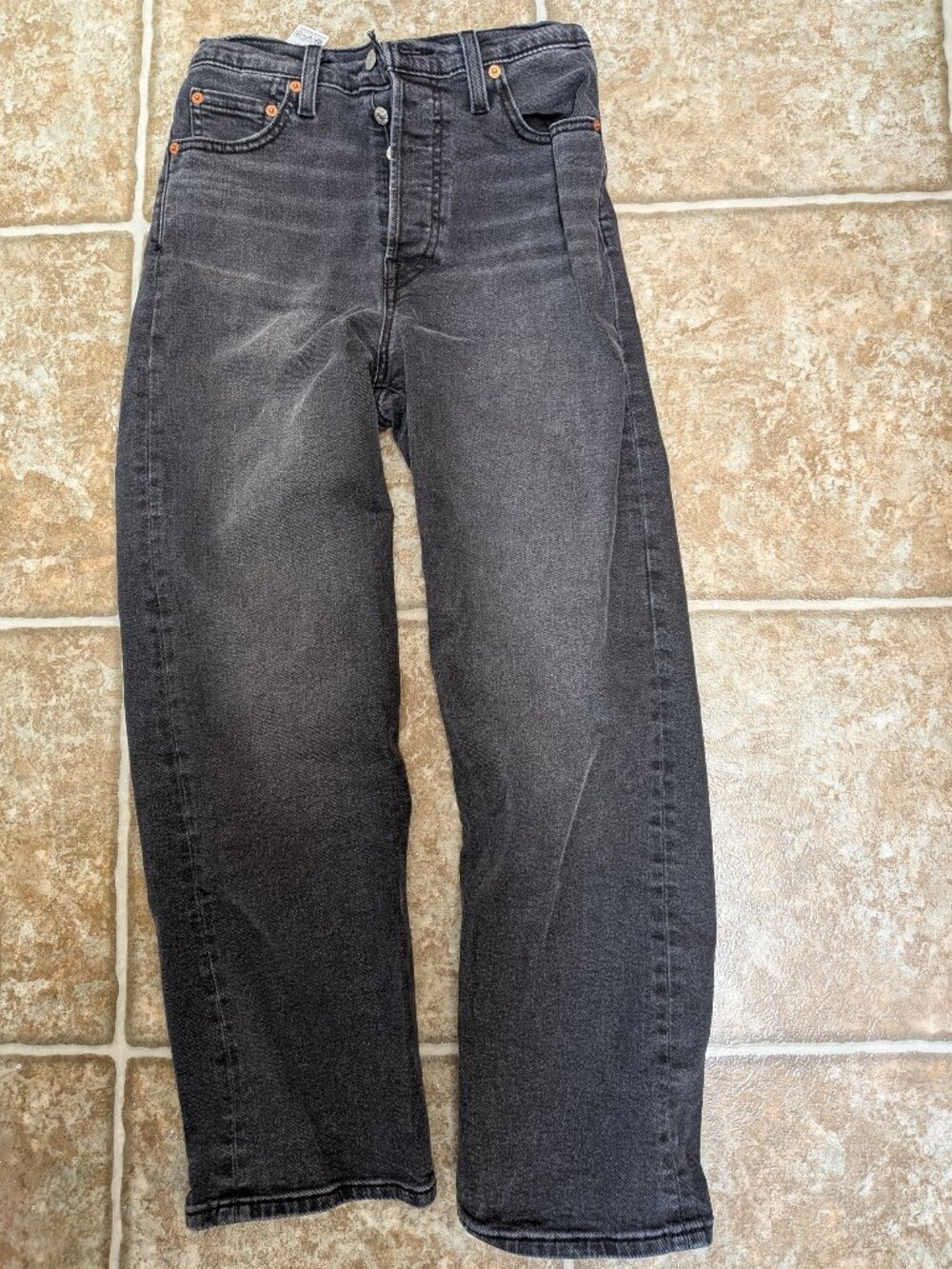 Levi's Ribcage Straight Ankle Jeans 26x27